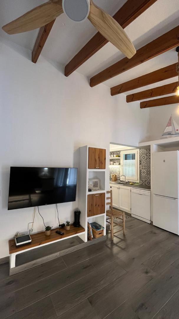 Apartamento con piscina y playa Son Xoriguer Exterior foto